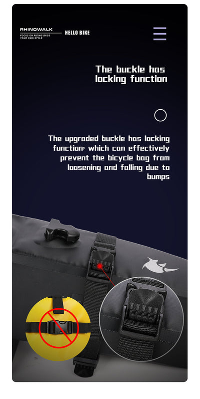 1.5L/2.5/4L Waterproof Bike Saddle Seat Bag