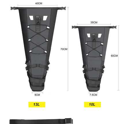 10L/13L Saddle Bag with Waterproof Lining -RK5110/RK5113