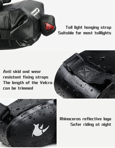 1.5L/2.5/4L Waterproof Bike Saddle Seat Bag