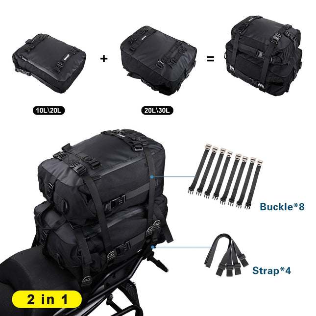 10 Liter Moto Tail Pack -MT21610