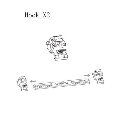 Pannier Bag Back Plastic Hook