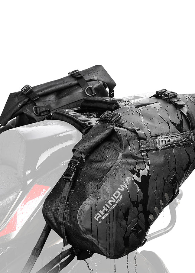 Waterproof Motorcycle Pannier Side Bag 18/28/48L - Pair/Rackless