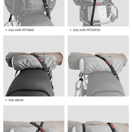 2.5M Buckle Tie-Down Strap with Cam Buckle for Motorcycle Bags