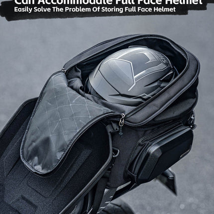 23L-35L ABS Hard Shell Tail  Bag with Expandable