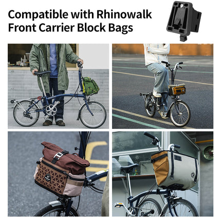Folding Bike Front Carrier Block Adapter image 05