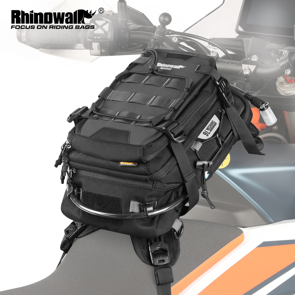 9L Motorcycle Tank Bag with Hydration Bladder | Rhinowalk 9L Motorcycle Tank Bag with Hydration Bladder | Rhinowalk