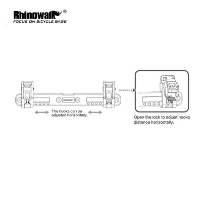 Pannier Bag Back Plastic Hook
