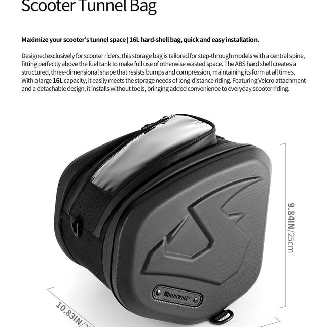16L Scooter Tunnel Bag
