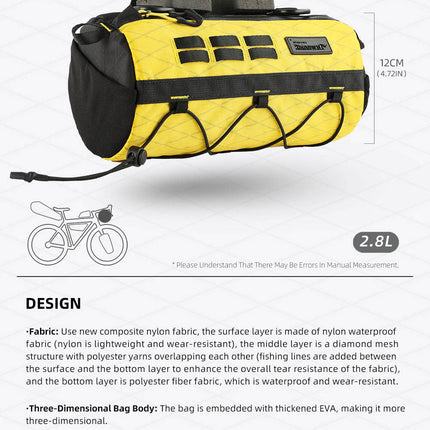 Wilderness Series x 2.8l Handlebar bag