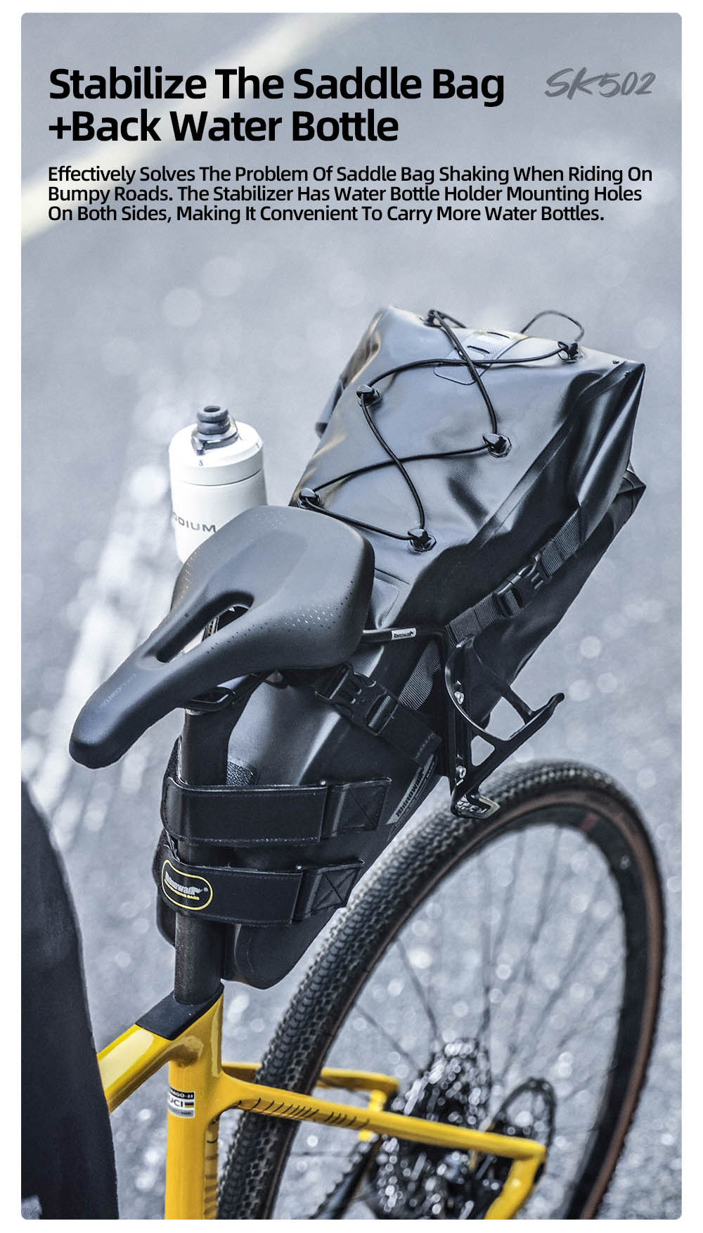 MTB Bicycle Saddle Bag Stabilizer