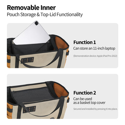 Grocery Handlebar Bag for Folding Bikes