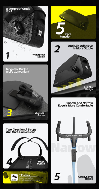 Plateau Series X Waterproof Magnetic Top Tube Bag