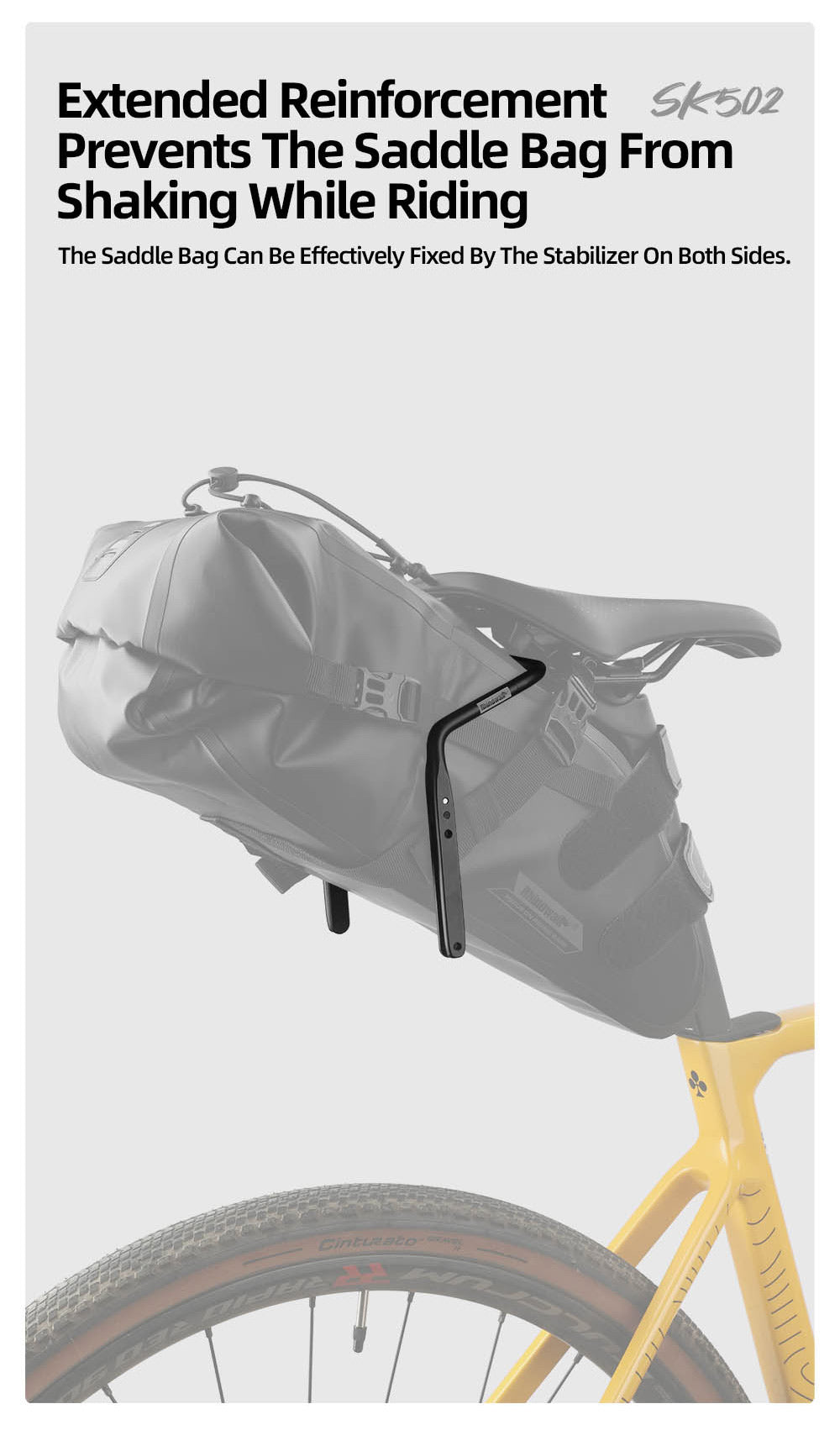 MTB Bicycle Saddle Bag Stabilizer