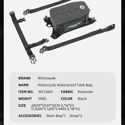 2L Compact Waterproof Tank Bag