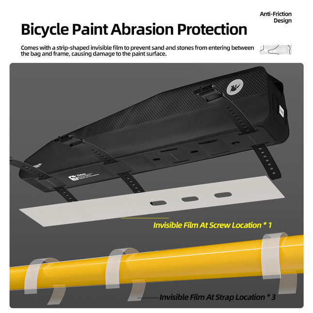 2L Waterproof Bolted on Top Tube Bag