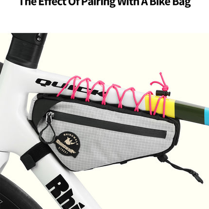 Bike Bag Elastic Cord 2.5M x 3mm, Reflective Bungee Rope for Bicycle Packing