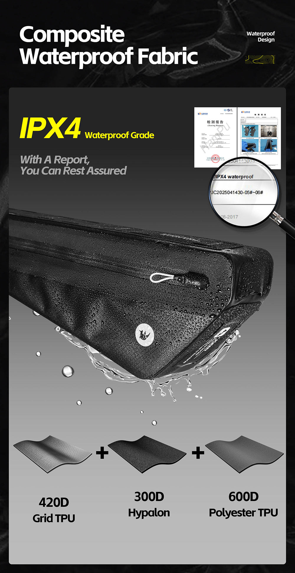 Plateau Series X Waterproof Triangle bag -2.6l