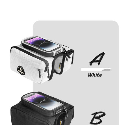 Bike Frame Tube Bag WithTouchable Phone Holder