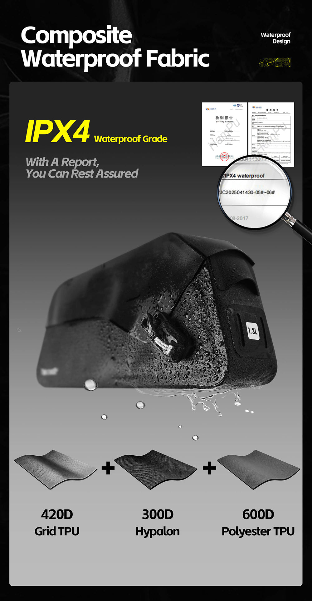 Plateau Series X Waterproof Magnetic Top Tube Bag