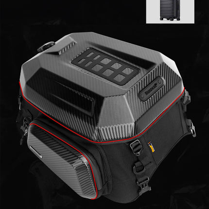 23L-35L ABS Hard Shell Tail  Bag with Expandable