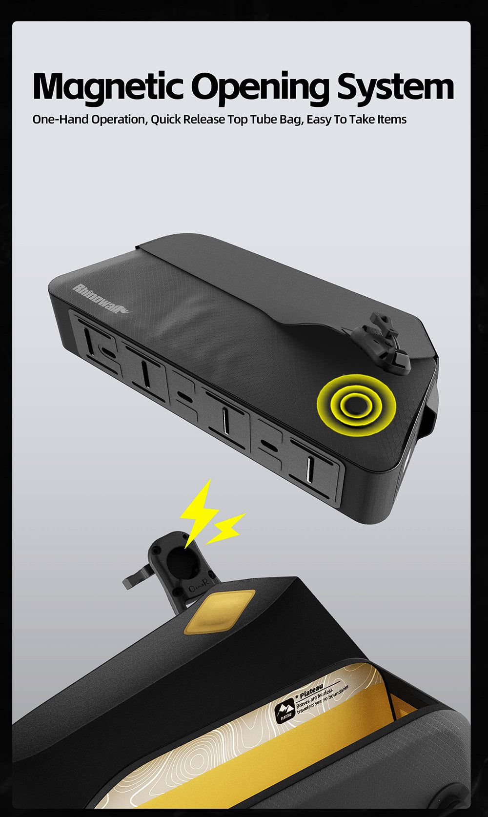 Plateau Series X Waterproof Magnetic Top Tube Bag