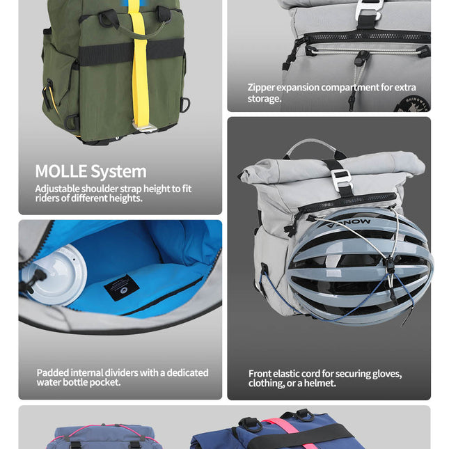 17L Handlebar Bag for Folding Bike