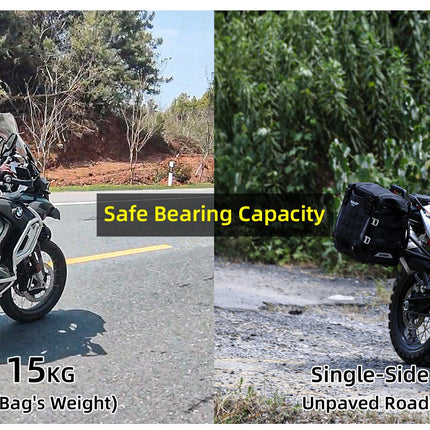 35L Motorcycle Side Bag – Quick Release Waterproof Saddlebag