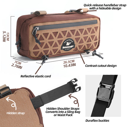 1.9L Urban Cycling Handlebar Bag