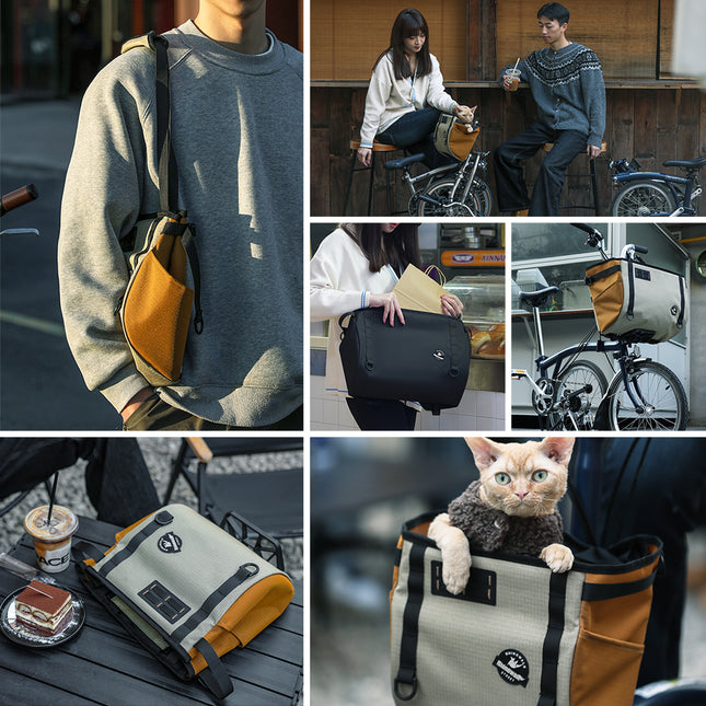 Grocery Handlebar Bag for Folding Bikes