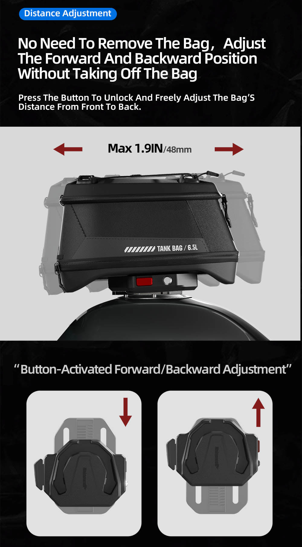 Mechanic Series x 5.6L Magnetic Tank Bag