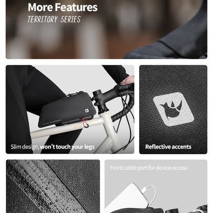 1L Bolted on Top Tube Bag