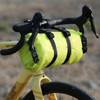 Harness + green dry bag