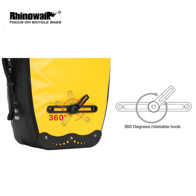 Pannier Bag Back Plastic Hook