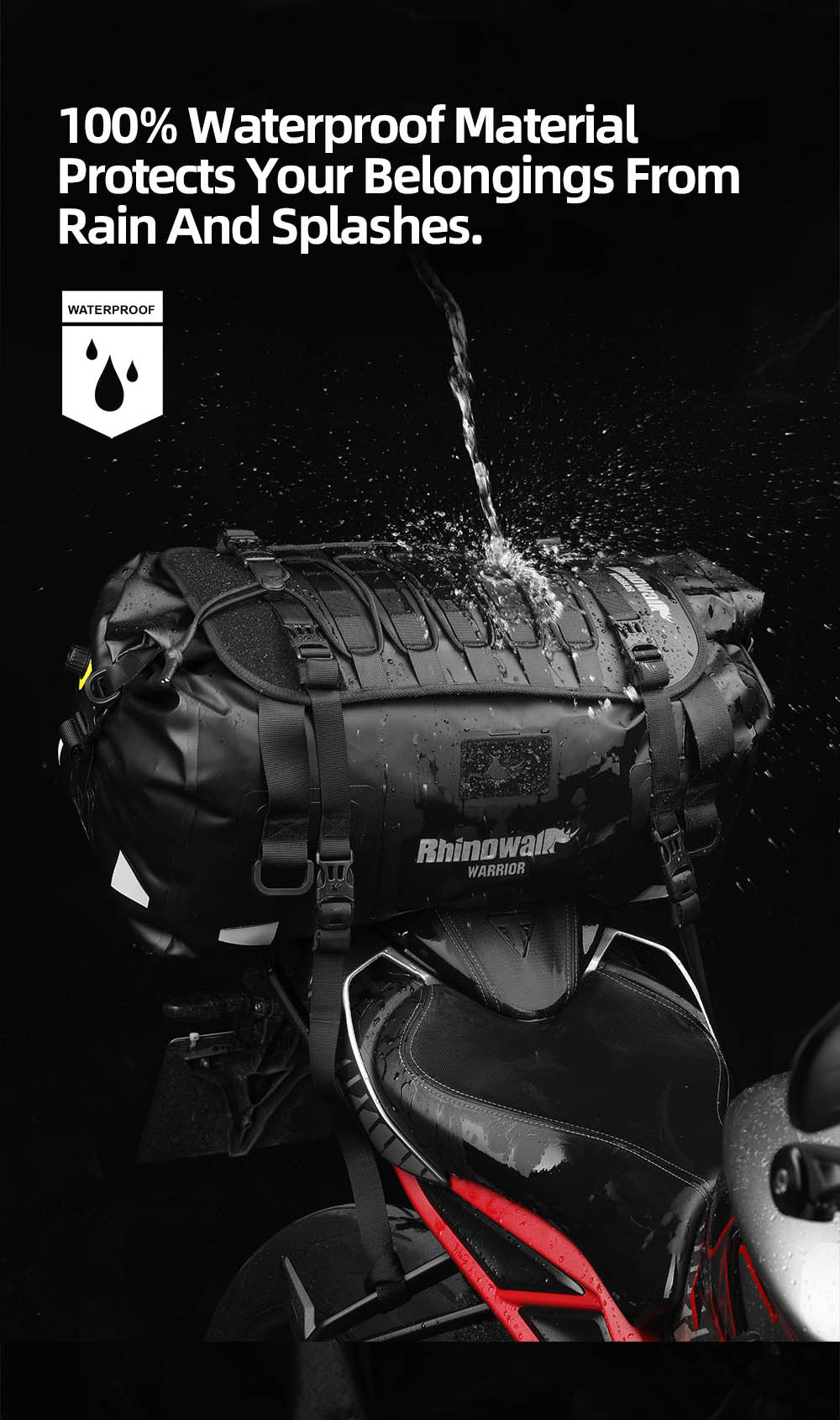 Warrior Series X Waterproof Duffel Bag, 20l,40l,65l