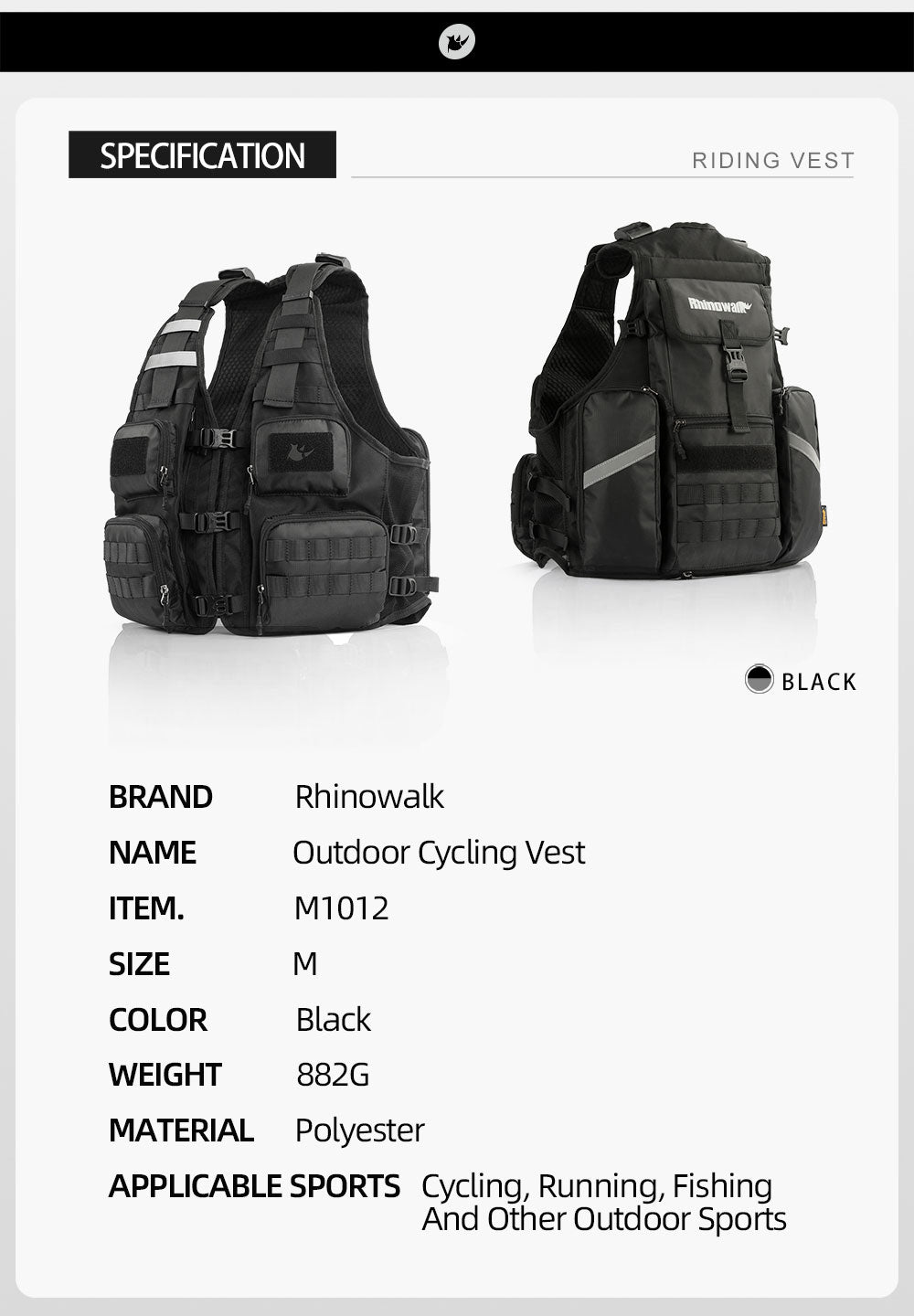 Motorcycle Cycling Vest