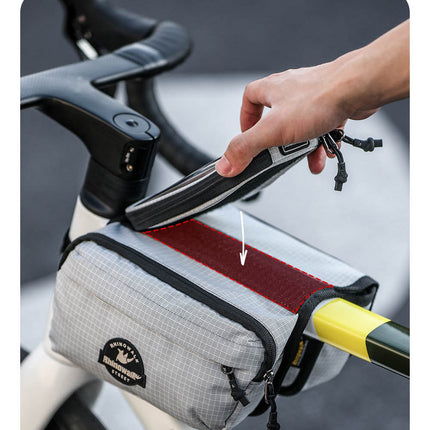 Bike Frame Tube Bag WithTouchable Phone Holder