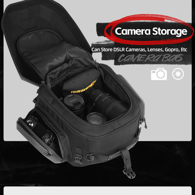 23L-35L ABS Hard Shell Tail  Bag with Expandable