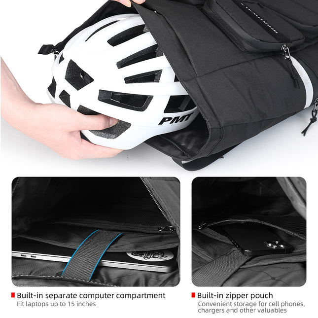 Multifunctional Bike Pannier Backpack image 03