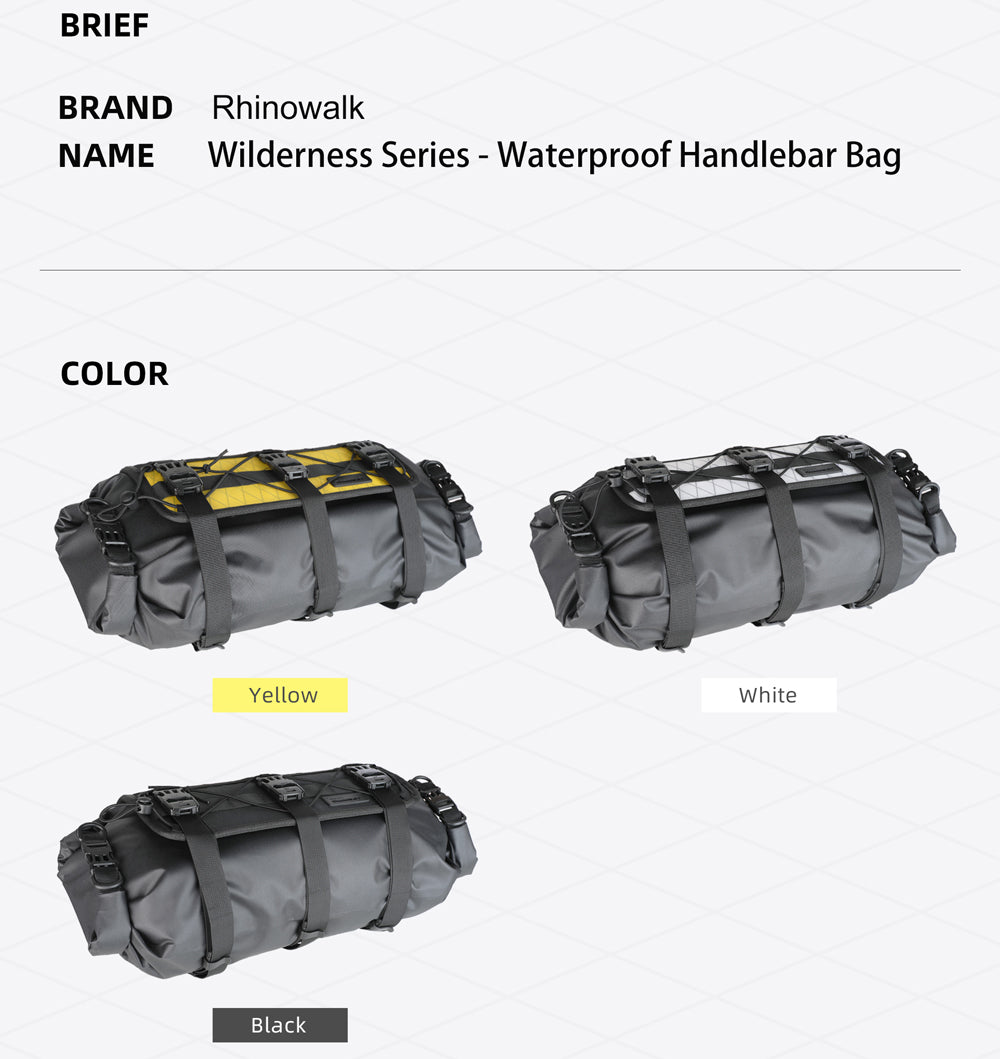 8l Handlebar Bag - Wilderness Series