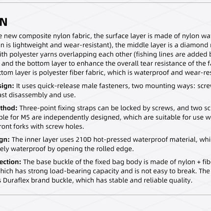 6.5l Fork bag inc cage- Wilderness Series