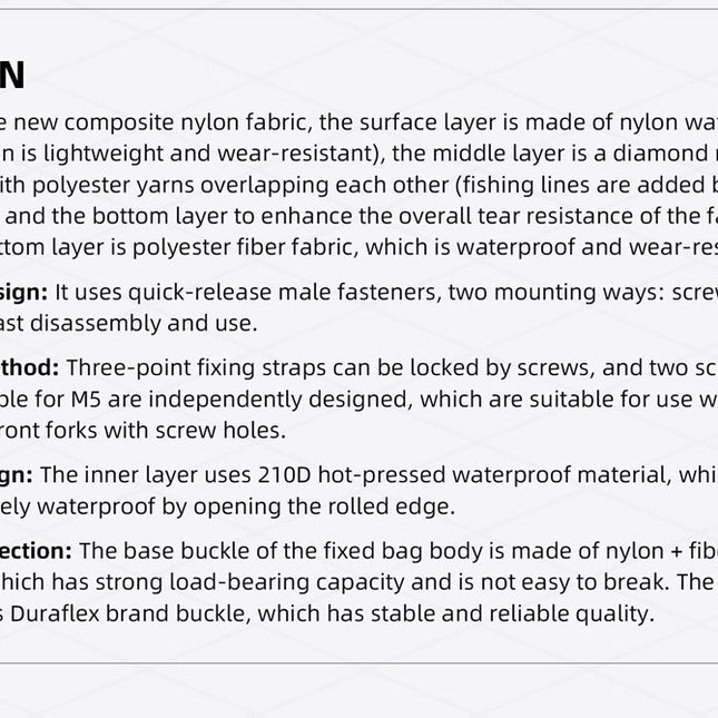 6.5l Fork bag inc cage- Wilderness Series