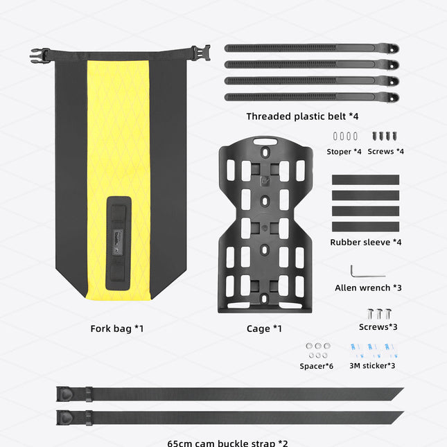6.5l Fork bag inc cage- Wilderness Series