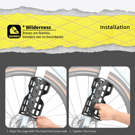 6.5l Fork bag inc cage- Wilderness Series