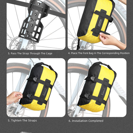 6.5l Fork bag inc cage- Wilderness Series