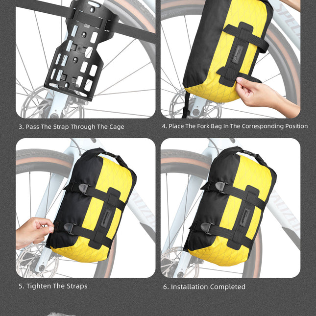 6.5l Fork bag inc cage- Wilderness Series