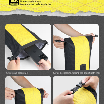 6.5l Fork bag inc cage- Wilderness Series