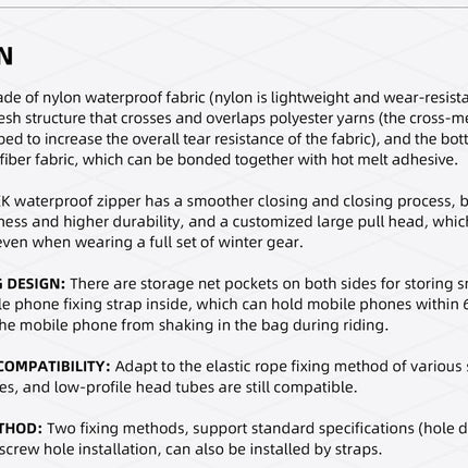 1.2l Top tube bag - Wilderness Series