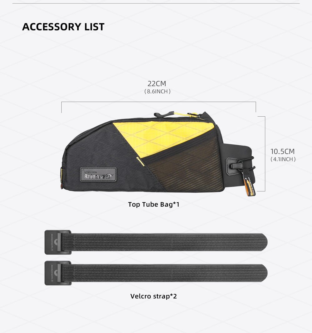 1.2l Top tube bag - Wilderness Series