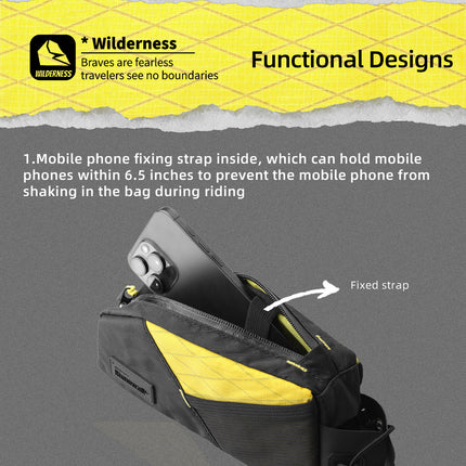 1.2l Top tube bag - Wilderness Series