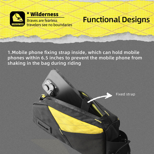 1.2l Top tube bag - Wilderness Series